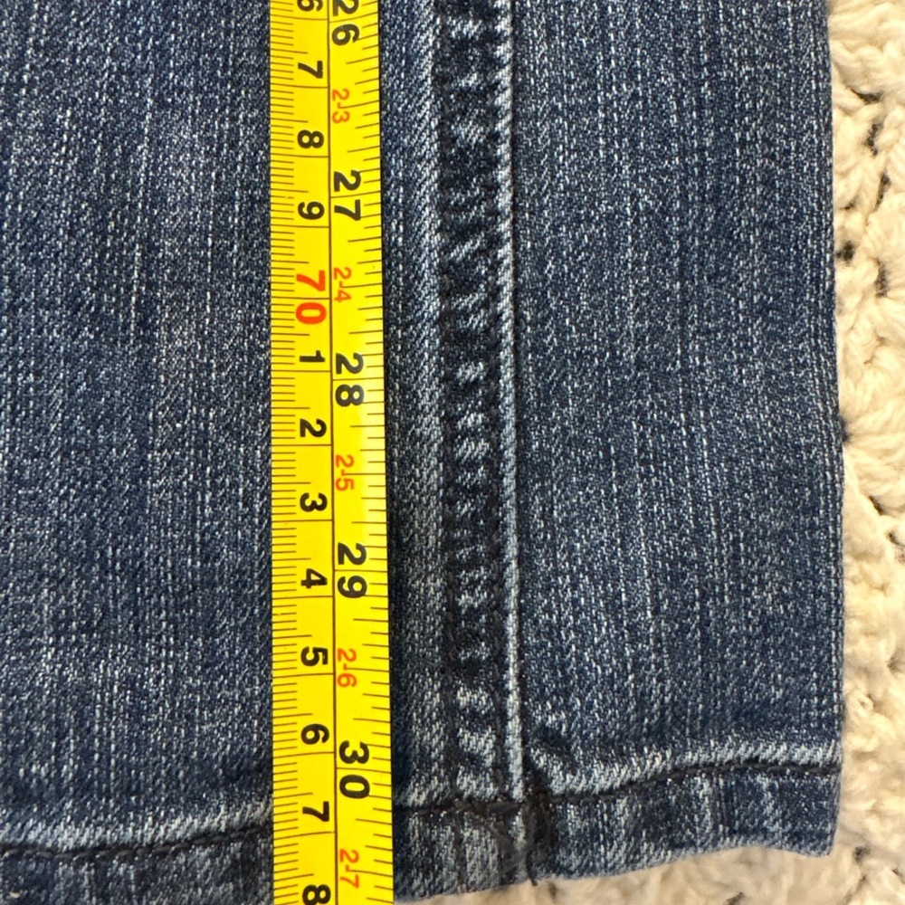 Vintage Mossimo Premium Jeans Women's Sz. 12 Blue Bootcut Cotton Blend Denim - Picture 4 of 10